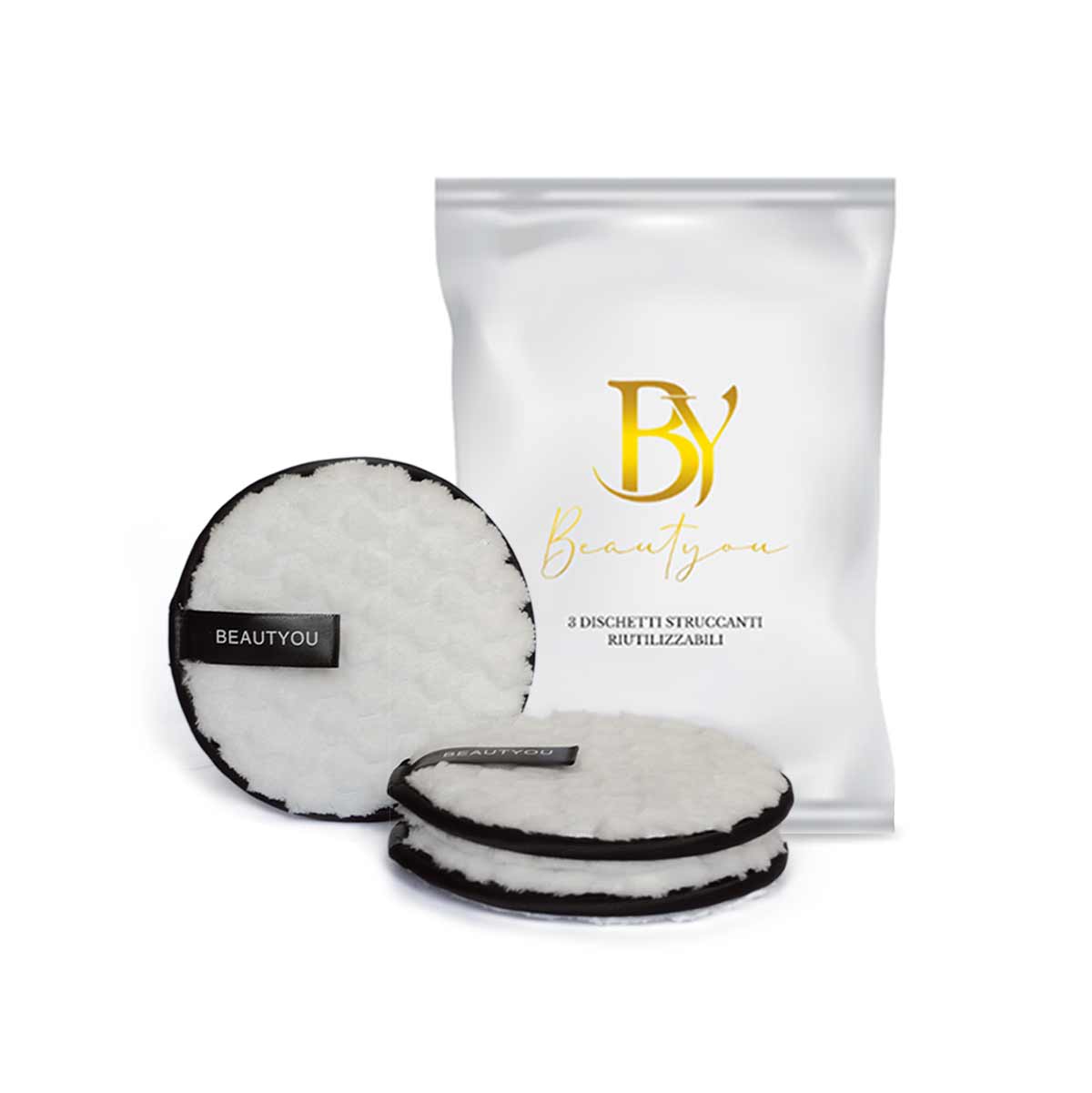 Dischetti Struccanti Riutilizzabili In Microfibra - Confezione Da 3, Rosa, Lavabili, Eco-Friendly - Foto 1